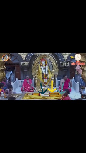 Abhi receives blessings in Baba’s Mahasamadhi.Abhi would always want to feel the Samadhi and seek Baba’s blessings.Thank YOU Baba for making it happen.🙏 | Abhishek Chatterjee