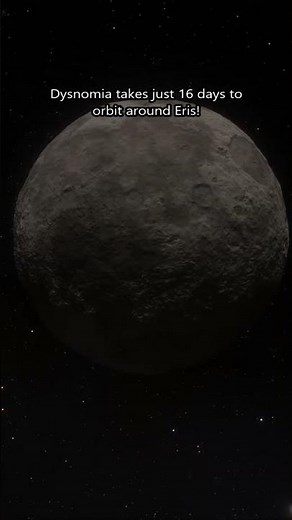 Dwarf Planet Eris and Its Moon Dysnomia 😊 #spaceengine