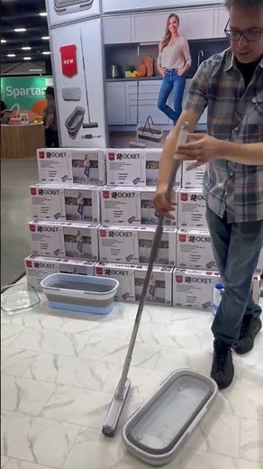 Rocket Mop PVA Demo: What It Is & How to Use It | Easy Wring‑Dry, All‑Floor Cleaning