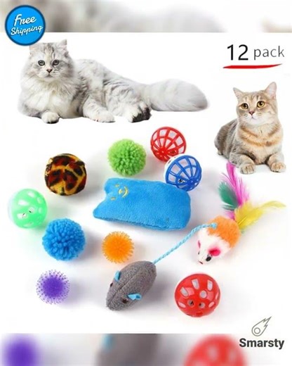 Interactive Cat Toy Combination Set for Fun Play