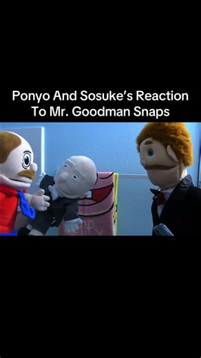 Ponyo And Sosuke’s Reaction To Mr. Goodman Snaps | sosuke ponyo