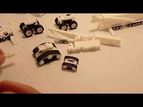3d printed Mini toys 1:300 scale ep.1