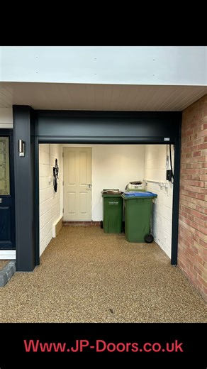 Another fantastic example of our workmanship, Composite front door + matching Electric Roller