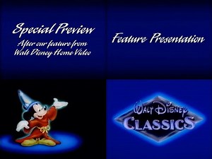 Dark Blue Special Preview/Feature Presentation/Walt Disney Classics (1992) [60FPS]