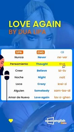 Es momento de ponerle ritmo al fin de semana con música 🎵🎶 ¿Estás listo para cantar con la mejor pronunciación? 🎤 Haz clic aquí → https://bit.ly/3IrJ3KX y no te pierdas todo lo que tenemos para ti. 🚀 | Open English