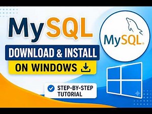 how to download and install mysql step by step