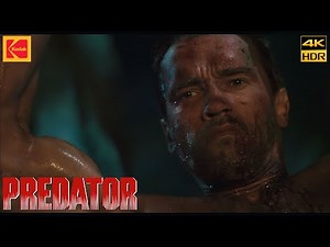 Predator (1987) What The Hell Are You Movie Clip Scene 4K HDR10+ Kodak 2383 D55
