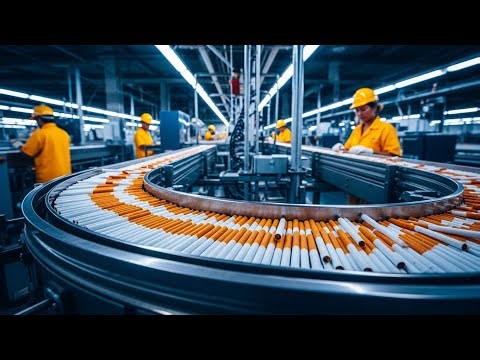 Inside the Cigarette Factory: How It's Made ? Billion-Dollar Industry?