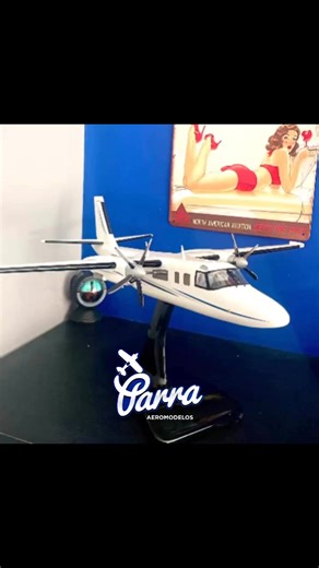 Rockwell Turbo Commander #turbocommander #Rockwell #twinengine @fans destacados #hechoamano #hechoenmexico | Parra Aeromodelos