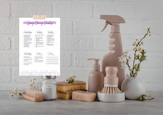 Spring Cleaning Checklist | Fully Customized Cleaning | Digital Download | Printable PDF - Etsy