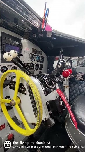 Learning to fly a DC-3. #DC3 #FlightTraining #aviation