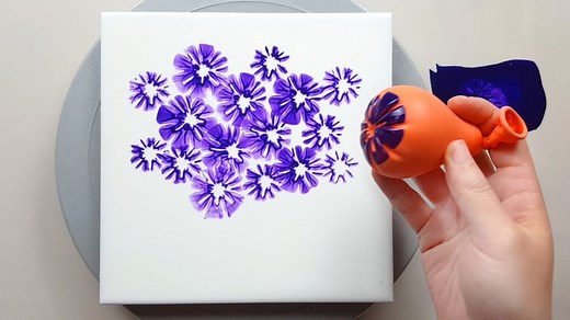 How to paint a beautiful purple bouquet | Easy Painting ideas | Designer Gemma77