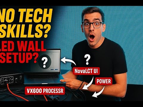 Step-by-Step LED WALL Setup on NOVALCT - FULL TUTORIAL (Beginner Friendly) #novastar #ledwall