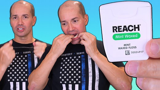 Watch Reach Mint Waxed Dental Floss - Candid Review & Demo on Amazon Live