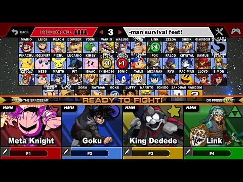 Super Smash Flash 2 - All Characters & Alternate Costumes/Colors (1.4.0 Beta)