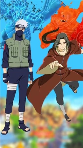 Kakashi vs Itachi Power Level | Who Wins? 😱 #shorts #fyp #trending