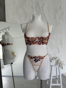 Quarter Cup Bra,half Cup Shelf Bra,open Cup Lingerie,cupless Bra,open Thong,open Panties,open Cupless Bra,open Lingerie,open Breast Lingerie - Etsy