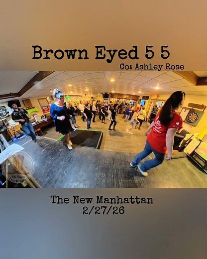 FAST Improver Line Dance 🔥 Brown Eyed 5 5 - Ashley Rose| Brunette – Tucker Wetmore