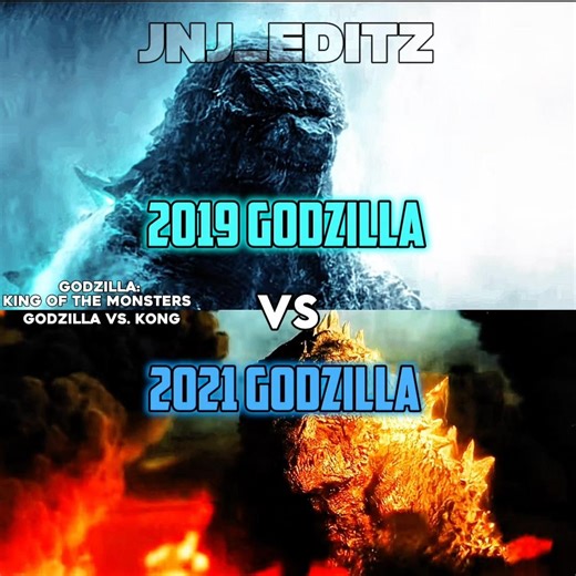 2019 Godzilla vs. 2021 Godzilla