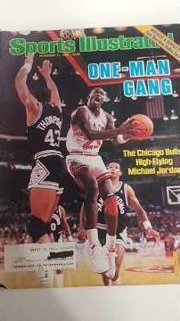 Sports Illustrated November 17, 1986 "One-Man Gang" #michaeljordan