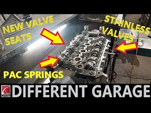 Saturn 1.9L DOHC Cylinder Head Machining and Performance Valves & Springs (95 Saturn SC2 Ep.8)