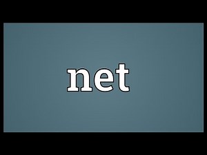 Net Meaning