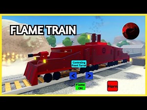 How to get FLAME TRAIN in TRAIN TESTING (Roblox) | Scorched Ruins Badge