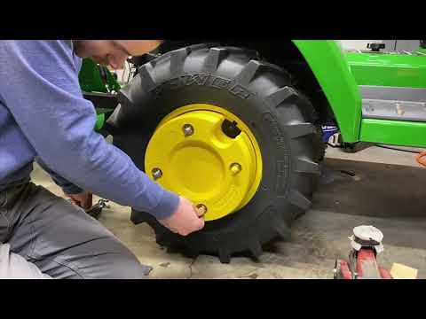 John Deere 50lb Dual Wheel Weight Install