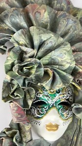 Vintage Hand-crafted Venetian Wall Masks Paper Mache 2 Different Styles Made in Italy - Etsy