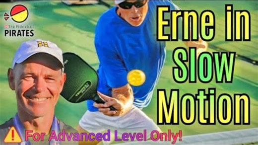Pickleball Erne Technique Explained in Slow Motion