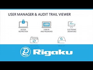 Rigaku SmartLab Studio II Software - Audit Trail