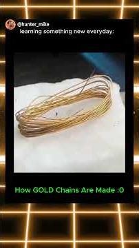 Satisfying Gold Chain Making Process #Gold #Jewelry #Satisfying #Shorts