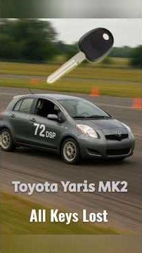 Toyota Yaris MK2 - All Keys Lost #vehicle #key