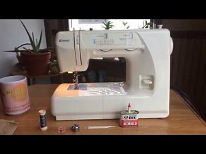 Threading & Cleaning a Sewing Machine with Side Loading Bobbin & Adjusting Bobbin Tension