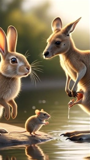 The Kangaroo, Mouse & Rabbit | Short Moral Story for Kids