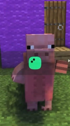 свинка из Майнкрафта #animation
