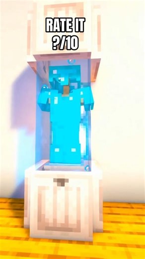 HOW TO BUILD A FLOTING ARMOR STAND #minecraft #minecraftshorts #cyborg