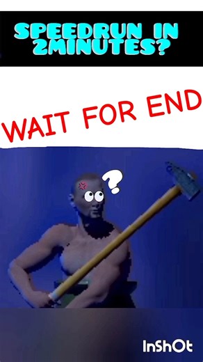 Getting over it speedrun in 2 minutes! | Inspiration from @Sexybusy