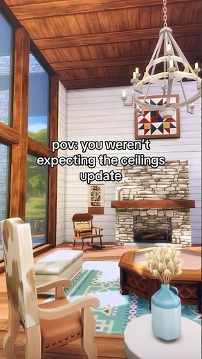 pov: the ceilings update in The Sims 4
