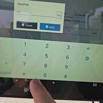 Setting up remote output grid Trimble GFX 1060