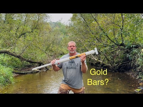 Hand dredging the top layers !