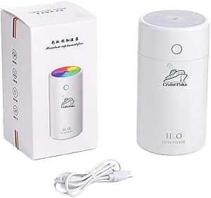 CruisePaks Mini Ultrasonic USB Humidifier Color White