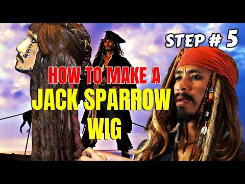 PART 5 - How to Make a Jack Sparrow Wig || STEP by STEP TUTORIAL