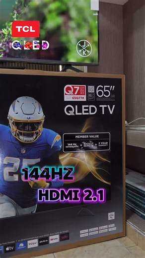 Somos Solucion12k on Instagram: "TCL 65” QLED PRIMIUM Q7 PRECIO 46,490 RD$ ✨ Características premium: • 4K UltraHD Resolution • QLED – Quantum Dot Technology • 120Hz Panel Refresh Rate (144 Hz Variable Refresh Rate) • TCL AIPQ Pro Processor • High Brightness LED Backlight • Game Accelerator 288 • HDR PRO+ with Dolby Vision, HDR10+, HDR10, & HLG • Motion Rate 480 with MEMC Frame Insertion • Auto Game Mode (ALLM) • Dolby Atmos Audio • Bluetooth Personal Audio • FullView 360 Metal Bezel-less Design