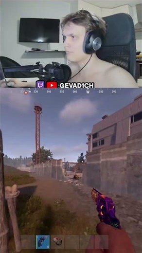 I might be Rick Grimes of Rust tho😈 #gevad1ch #twitch #rust #rustsolo #solorust #shorts