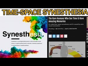 Spatial sequential or Time-Space synesthesia! What is it? I have it do you? #timelord😆