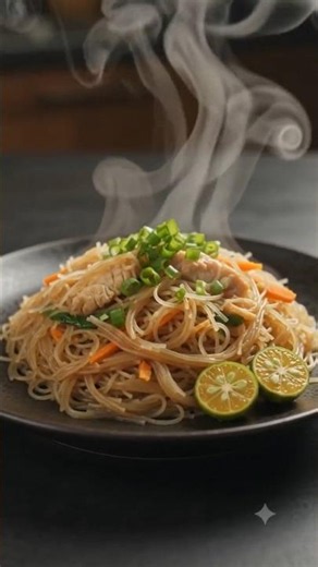 Pancit Bihon Recipe in 10 Seconds 🍜 Easy Filipino Noodle Stir-Fry #shorts
