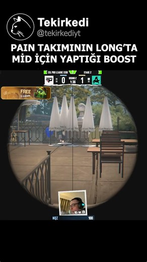 overpass 3 kişilik boost #cs2 #gaming