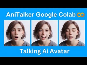 AniTalker Google Colab Tutorial | Create Talking Ai Avatar