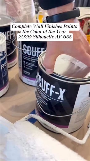 Have any of your clients requested the Benjamin Moore Color of the Year 2026 yet? If not, show them this video from @completewallfinishes, who created a stunning transformation using Scuff-X® and Silhouette AF-655, and contact your rep to learn more about Color Trends 2026 and the tools we offer to help your customers find their perfect hue. #BenjaminMoorePro #ProPainter #Contractor | Benjamin Moore PRO